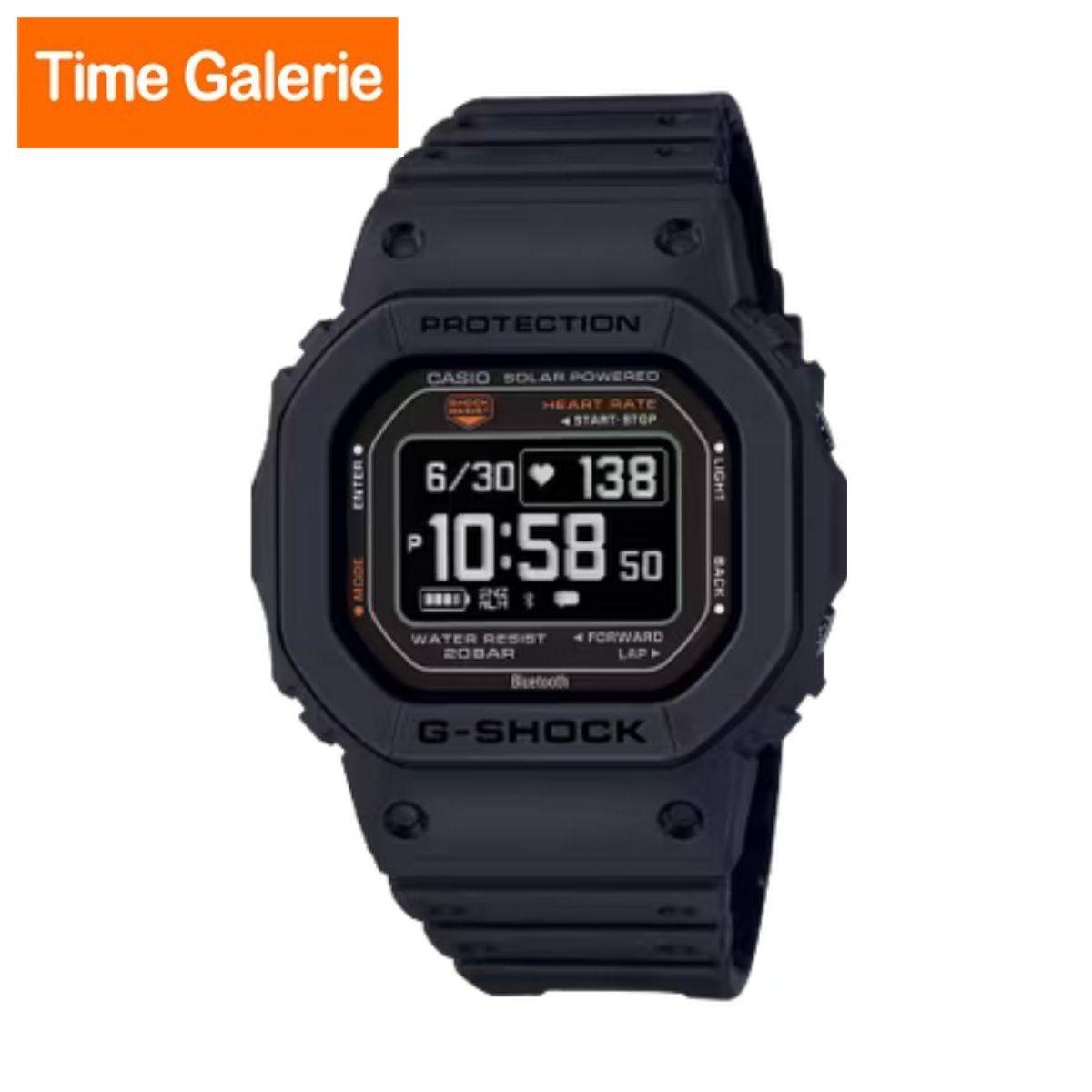 Casio GShock GSquad DWH56001 Black BioBased Resin Band Men Sport